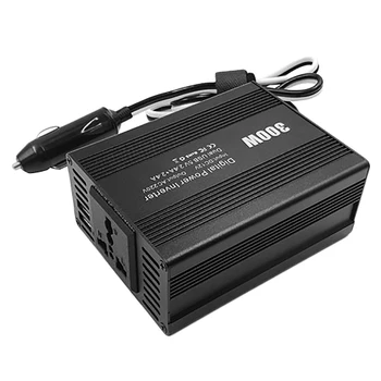 

EU Plug 300W 220V AC Power Inverter USB Car Charger DC 12V to 220V AC DC 5V USB Battery Charger
