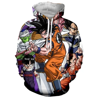 

Classic Anime Dragon Ball 3D Print Pullover Hoodie Men's and Women's Hoodie Sweatshirt Trend Men's Cool Hoodie