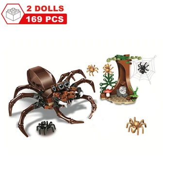 

169PCS Harri Pottered Brave the Forbidden Forest Spider Building Blocks Movie Figures Toys for Children