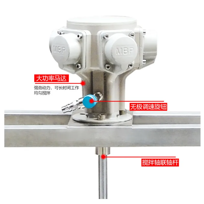 IBC Air Mixer 1Ton Tank Mixer Folding Propeller Air Source, 1000L ...