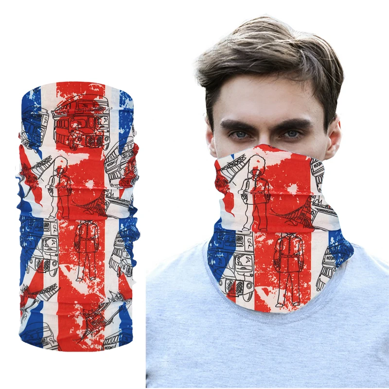 

National flag Print Scarf Neck Gaiter Bandana Circle Loop Outdoor Face Mask Bandana Headband Cycling Headwear Riding Scarf
