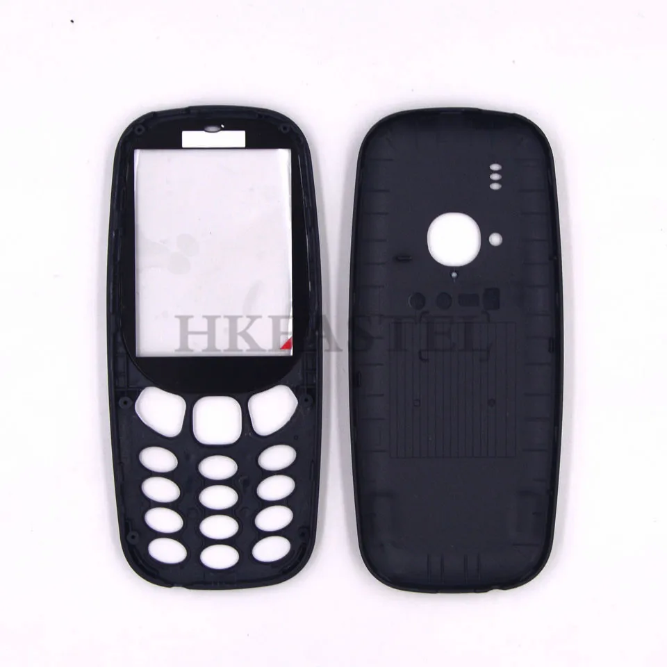 HKFASTEL высококачественный корпус клавиатуры для Nokia 3310 двойная sim-карта полный мобильный телефон чехол с клавиатурой