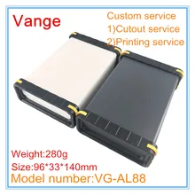 2 шт./лот настольный электронный усилитель проектные Чехлы 96*33*140 мм 6063-T5 алюминиевая распределительная металлическая Корпусная коробка для модуля PCB