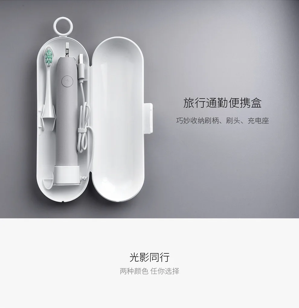 SmartSonic электрическая зубная щетка акустическая автоматическая зубная щетка для ухода за полостью рта Водонепроницаемая USB перезаряжаемая с подарочной коробкой для путешествий