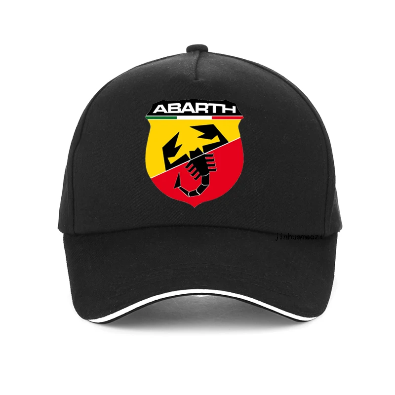 Бейсболка Abarth scorpion мужская с логотипом скорпиона модная брендовая 100% хлопковая