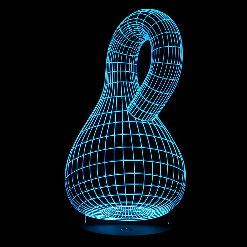 Bluetooth Музыка 3D Визуальный светодиодный настольный светильник форма тыквы ночные светильники USB порт детская спальня Кроме того, дети детские подарки