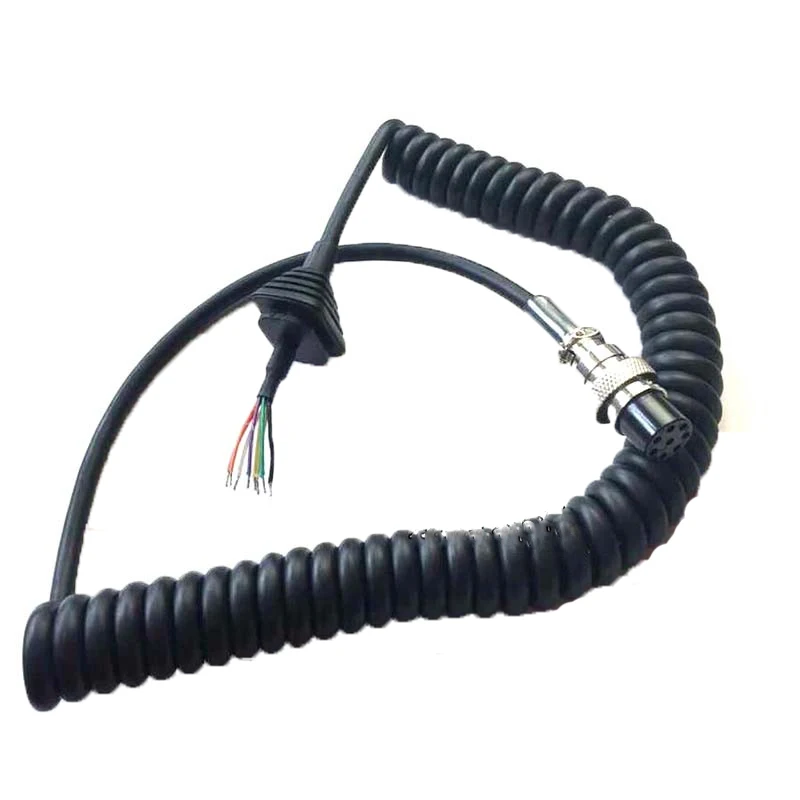 Replacement Mic Cable Cord Wire For Alinco Radio EMS-57 EMS-53 DR635 DR620 DR435 Speaker Microphone | Мобильные телефоны и