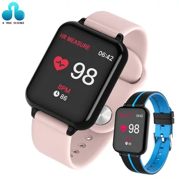 

Touch Smart Watch Men Women Heart RateMonitor Fitness Tracker Blood Pressure Oxygen Waterproof PK B57 Smartwatch