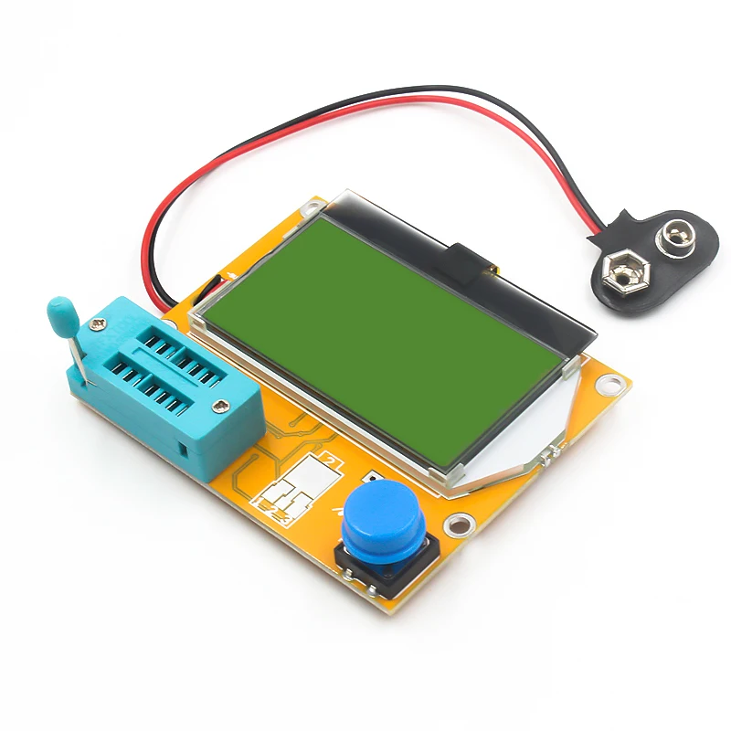 Тестер транзисторов Mega328 измеритель емкости диодов и триодов MOS/PNP/NPN L/C/R|esr meter|npn