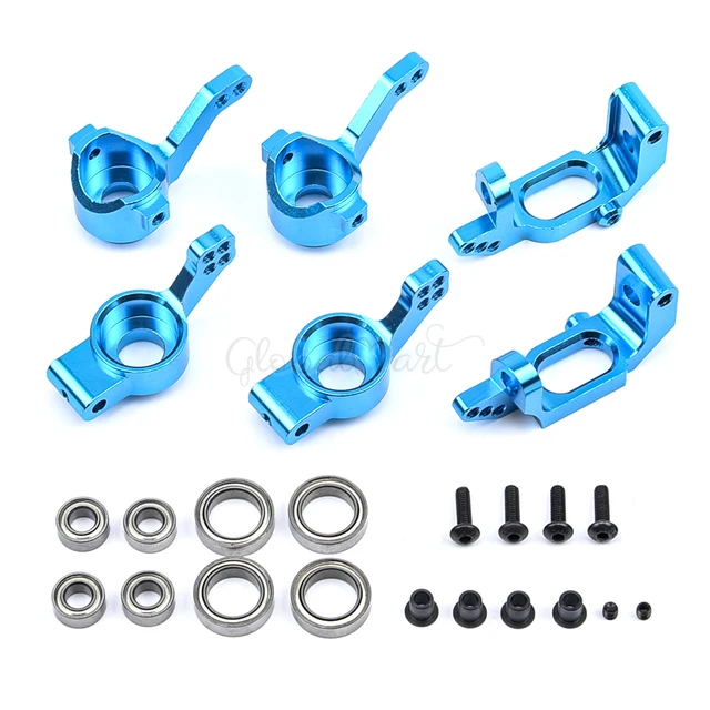 HSP 1/10 Aluminum alloy Steering combination Upgrade kit 102010 102011 102012 102068 Ball Bearing For 94123 94111 94107 94170