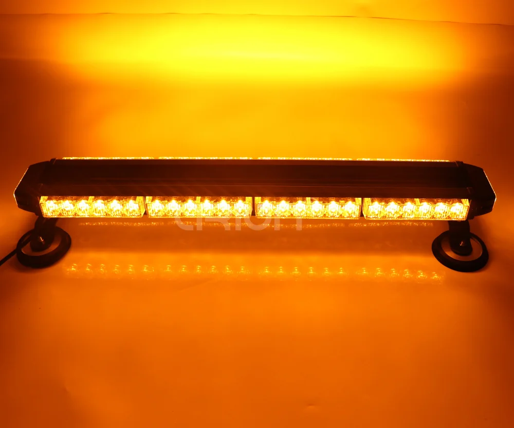 Янтарный 30-90 светодиодный Предупреждение ющий стробоскоп-светильник на крыше, мигающий светодиодный индикатор для транспортного средства