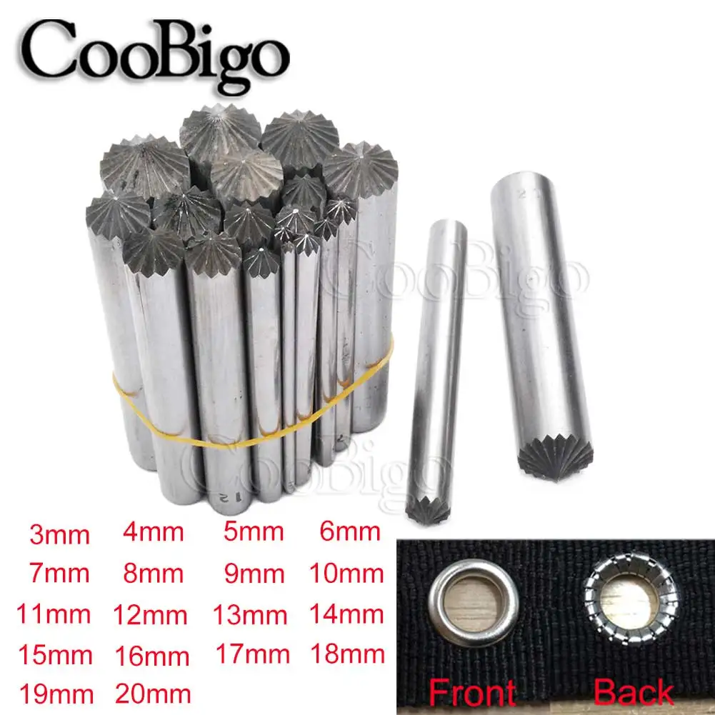 Eyelet Punch Tool Set 1pcs Metal Flowering Puncher Screw Eyelets Installation Tool