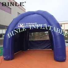 Открытый надувной тент-паук с прозрачным окном, вечерние надувные тенты для гаража