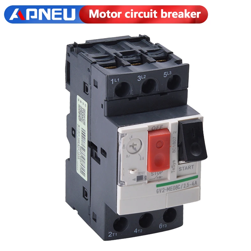 Motor Starter Gv2me Series Motor Protector Motor Circuit Breaker Push