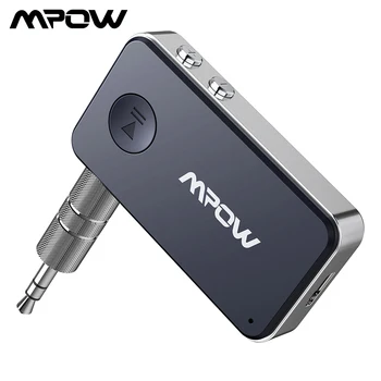 

Mpow BH051 Bluetooth 5.0 Receiver Wireless Adapter With Quick Charging & Voice Assistant 10H Playtime For Headphone Car Home