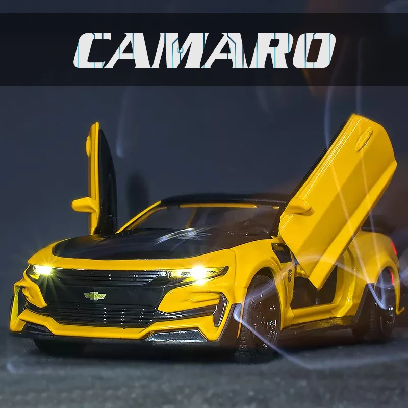 Модель автомобилей Chevrolet Camaro сплав металл Diecasts транспортные средства тянуть
