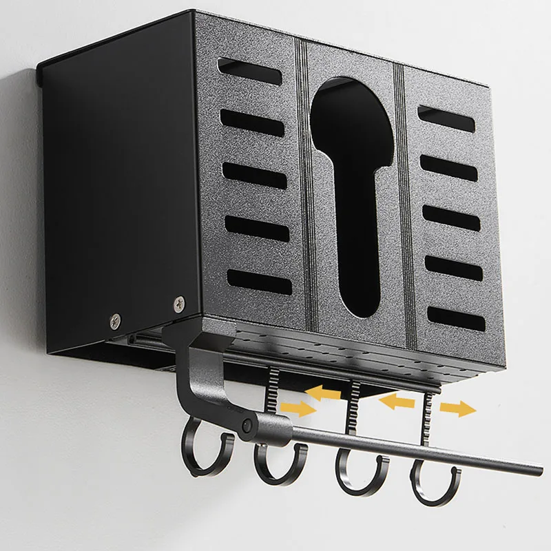 

Multifunctional kitchen knife and fork shelf Wall mounted kitchen storage rack Kitchen supplies Spoon storage box