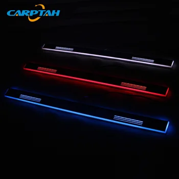 

CARPTAH Trim Pedal Car Exterior Parts LED Door Sill Scuff Plate Pathway Dynamic Streamer light For Land Cruiser 200 LC200