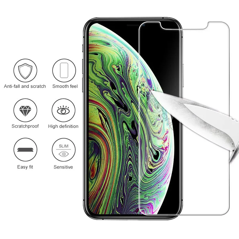 

Screen Protector Tempered Glass For iPhone 11 2019 Xl Max XR2 Protective Glass For iPhone X XR XS Max 5.8 6.1 6.5 inch