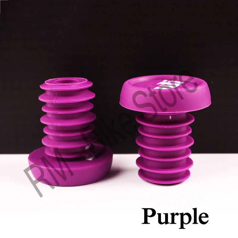 2 шт. ODI ручка велосипедного руля концевые заглушки Нескользящая велосипедная Руль крышка ручной бар конец для горный велосипед BMX и DH FR балансный велосипед рулевой аксессуар - Цвет: Purple 1 pair