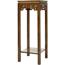 Один стеллаж стиль твердой древесины гостиная полка Земля Крытый цветочный горшок полки цветок стенд бонсай рамка