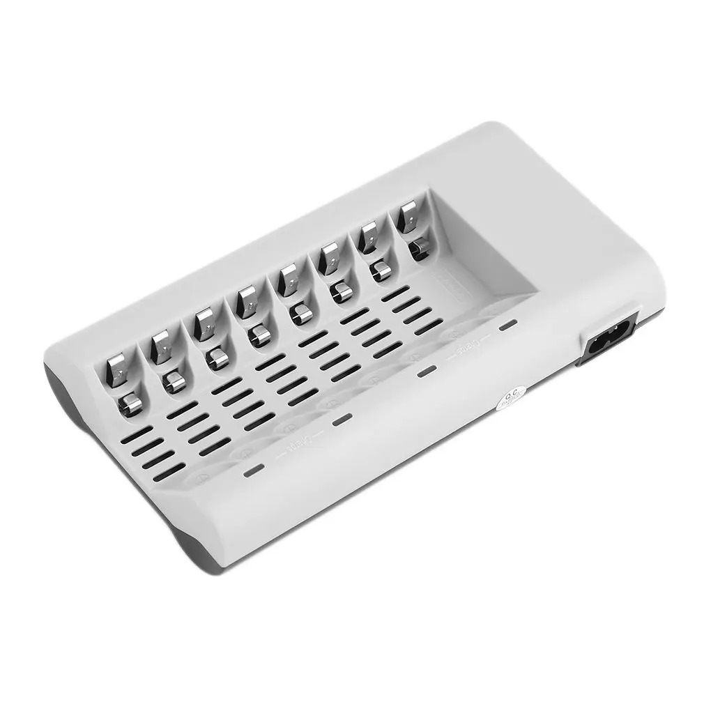 ЕС Plug 8 слотов зарядное устройство для AA/AAA Ni-MH/Ni-Cd аккумуляторные батареи