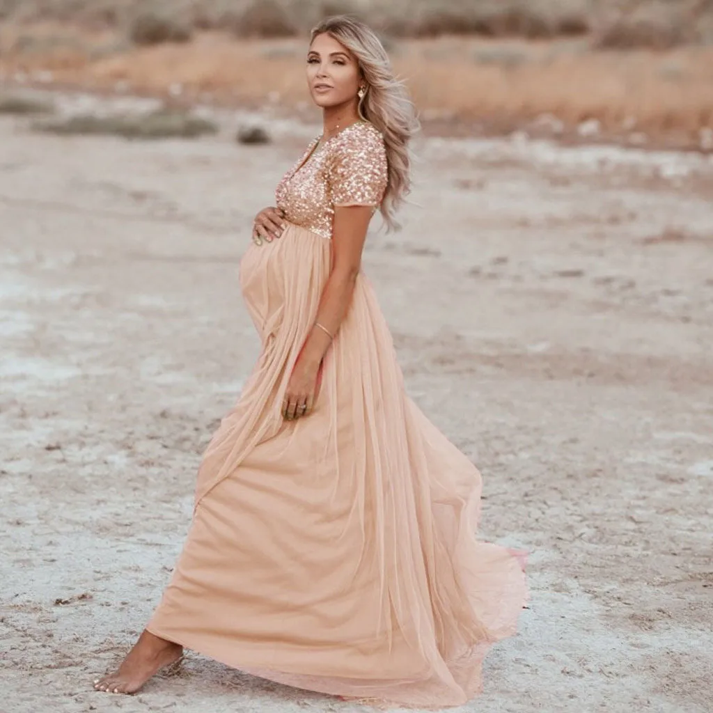 fotografia adereços manga curta praia lantejoulas vestido