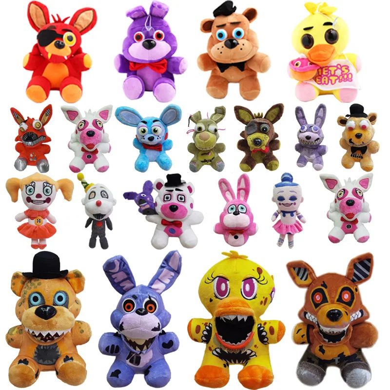 36 стилей 18 см FNAF плюшевые игрушки Dool животные Фантом Фокси мягкая плюшевая кукла