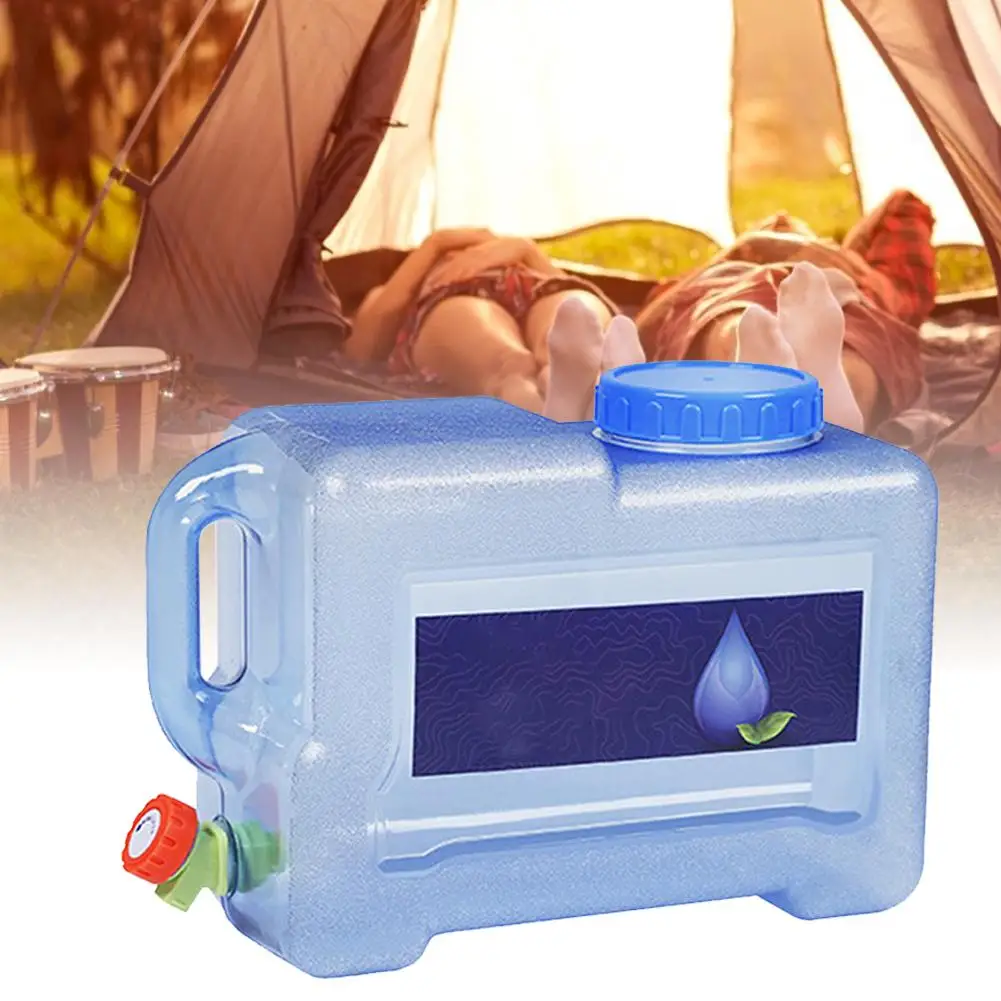 Recipiente de Água do Carro Alimentício com Torneira Caminhadas ao ar Grau Casa Balde Armazenamento Água Potável Livre Piquenique Acampamento Tanque 8l pc 6 Balde p/ carro