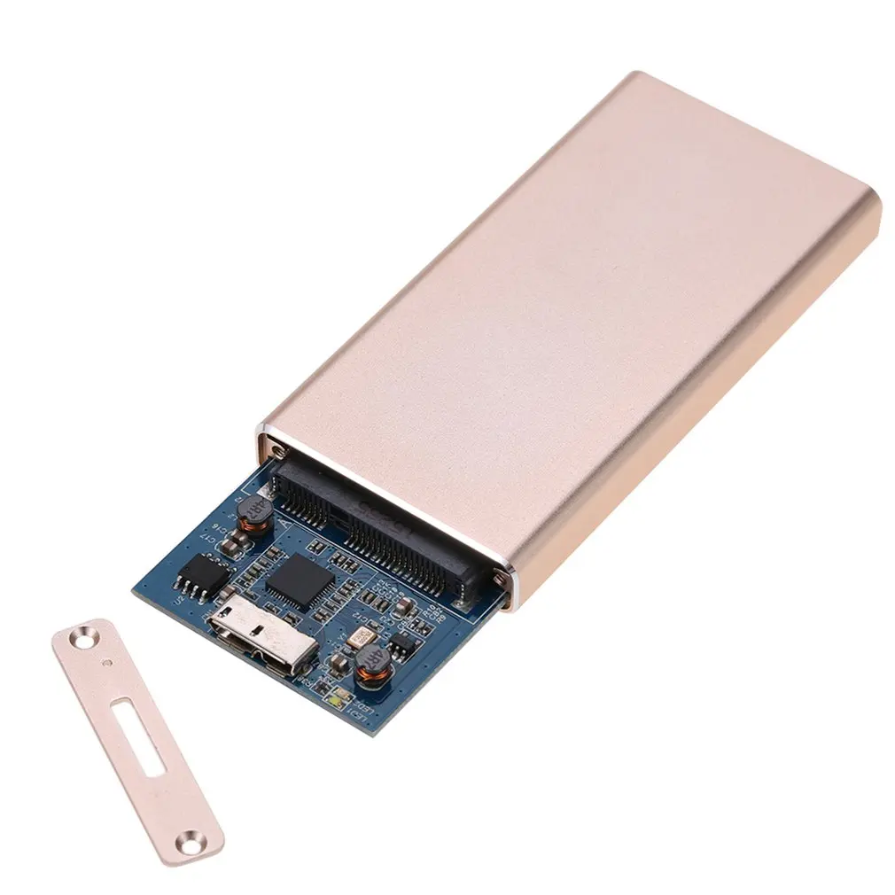 23M10-RTK Msata SSD твердотельный накопитель, предназначенный для всех алюминиевых сплавов 6G высокоскоростной USB3.0 мобильный жесткий диск коробка