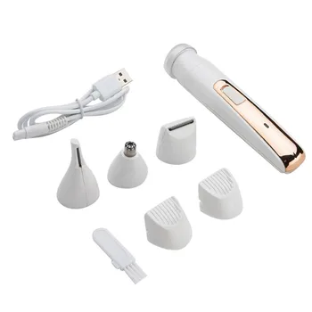 

Smart Home Multifunctional Ladies Hair Removal Instrument Washable Electric Shaver Cutter Head Comb Cleaning Brush USB Charging
