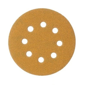 

5-Inch 8-Hole Golden Yellow Matte Paper