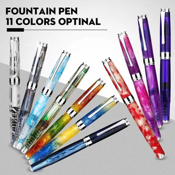 

2020 New Style Fountain Pen Converter Pen Fine Nib 0.5mm Writing Student Gift School Office Ink Pens Stationery Supplies
