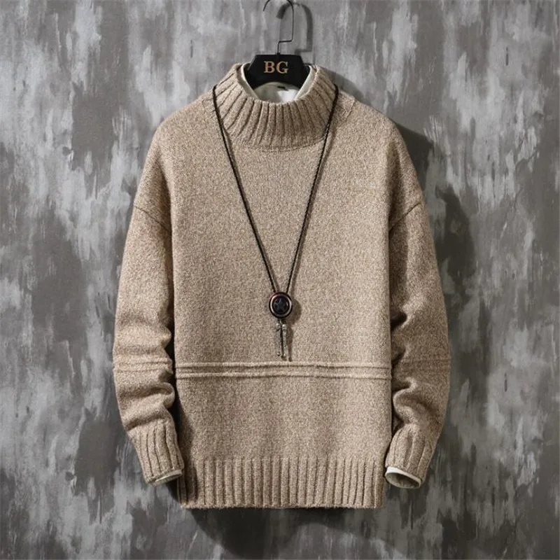 

2020Men'S Sweaters Spring Autumn Winter Clothes Pull OverSize M-4XL 5XL Korea Style Casual Standard Pullovers