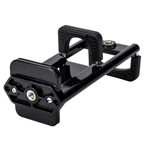 Tripod Mount Phone Tablet Holder Clip for iPhone Cellphones Clamp Stand