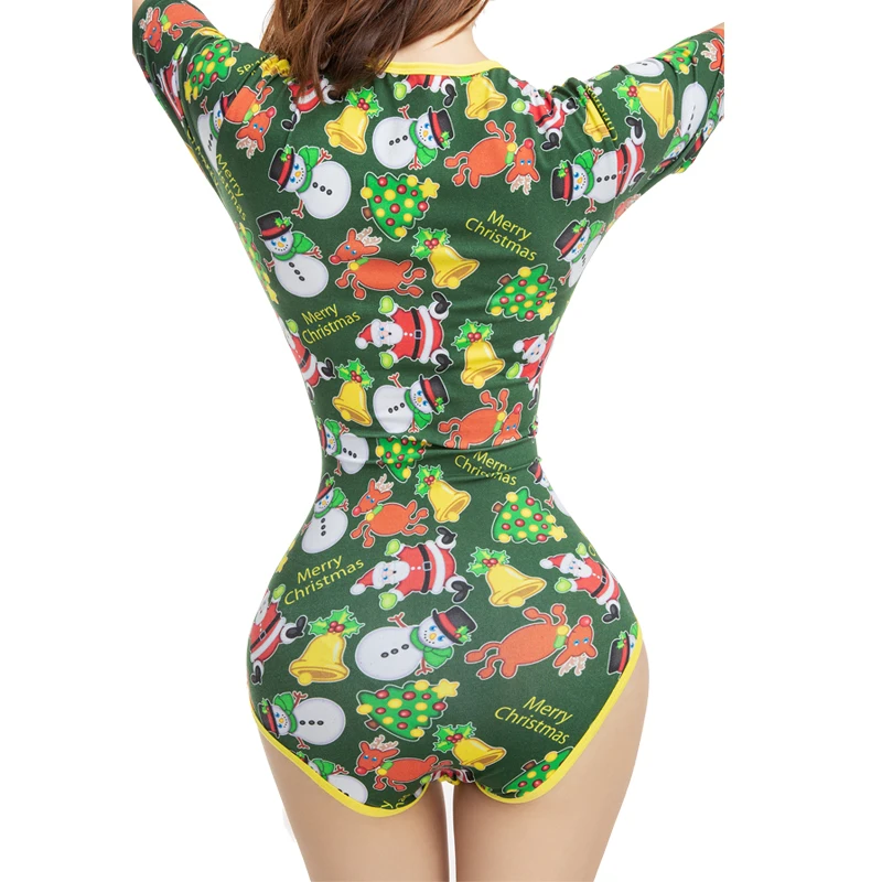 ABDL Onesie, сексуальная пижама, комбинезон с открытым шаговым швом, Рождественский комбинезон для взрослых и детей, комбинезон Ddlg для маленьких девочек