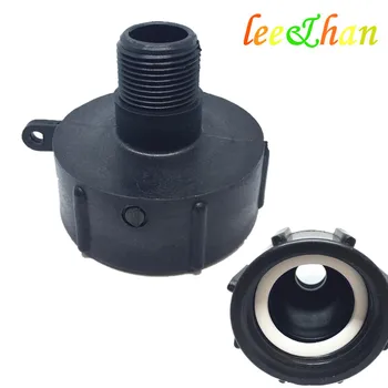 

free shipping 1000L IBC adaptor IBC fittings garden hose fitting S60*6 2inch buttress female to 3/4inch NPT male adaptor tap