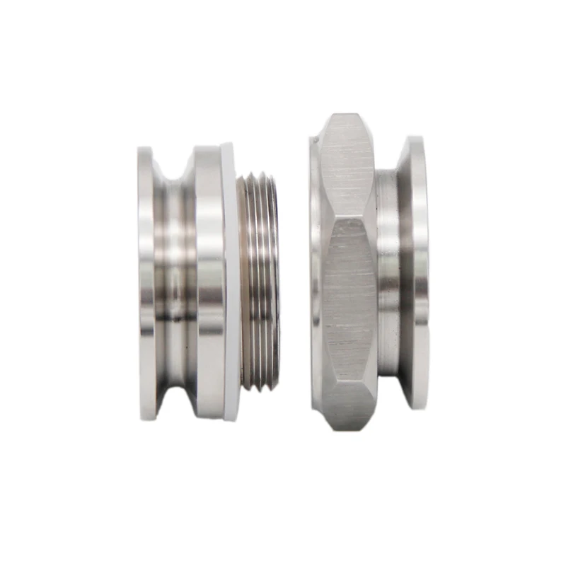 Weldless 1.5" TC Triclamp Bulkhead Double Sided 304 Stainless Steel Homebrew Kettle Bulkhead