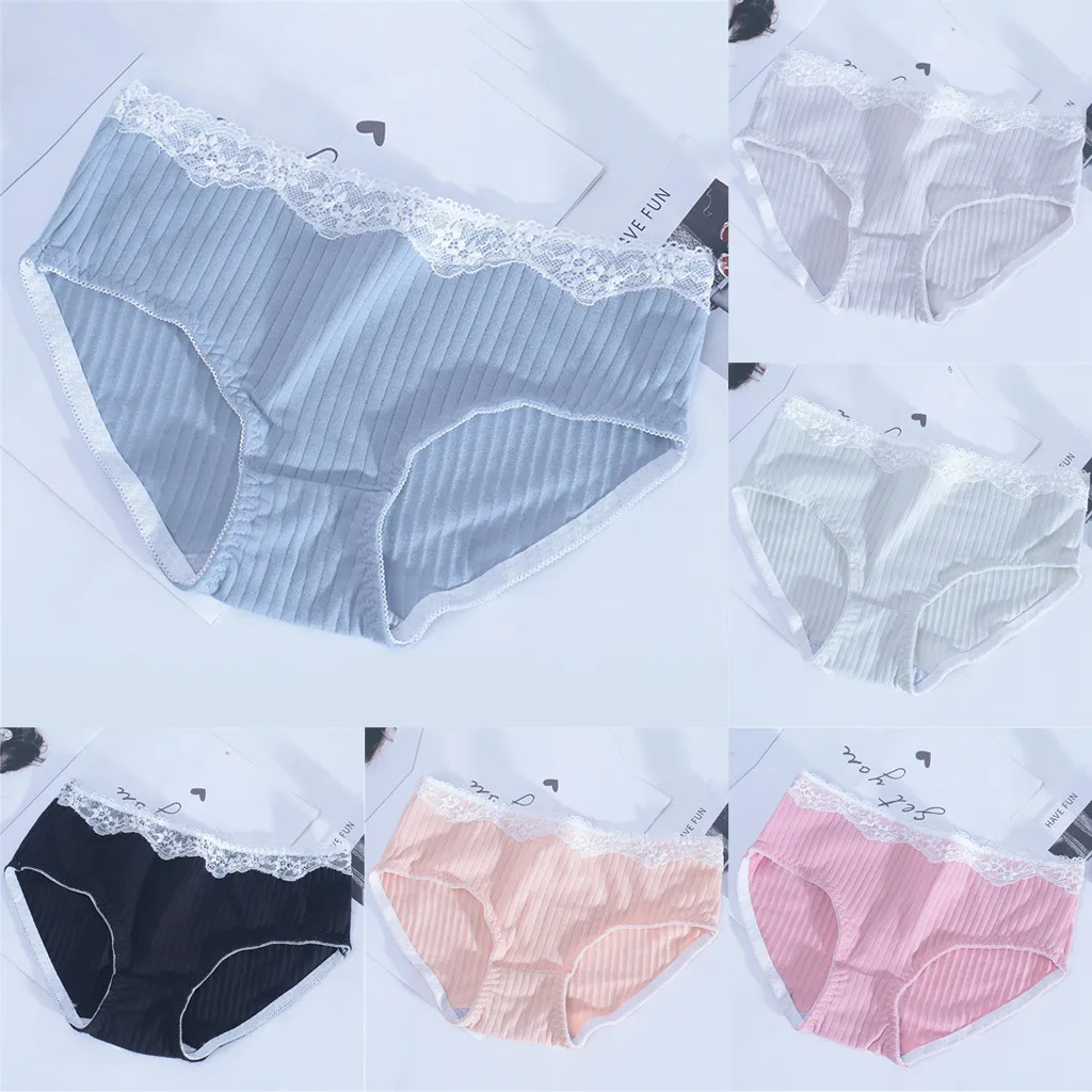 Women's Panties Comfort Underwear Skin-friendly Briefs Women’s Underwear Mid Waist Briefs Breathable Soft Ladies Stretch Panties Women's Panties Comfort Underwear Skin-friendly Briefs Women’s Underwear Mid Waist Briefs Breathable Soft Ladies Stretch Panties