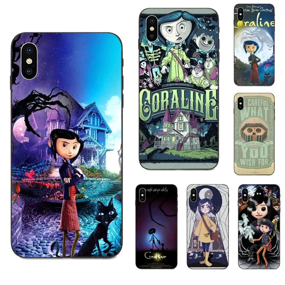 

Cover Cartoon Girl Coraline Vintage For Galaxy C5 C7 J1 J2 J3 J330 J5 J6 J7 J730 M20 M30 Ace Core Max Mini Plus Prime Pro