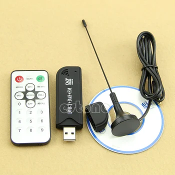 

New RTL2832U USB2.0 Digital DVB-T SDR+DAB+FM HDTV TV Tuner Receiver Stick