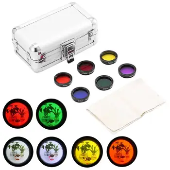 

6pcs/Set Universal Telescope Eyepiece With Thread 1.25 Inch 31.7mm Lens Color Filter