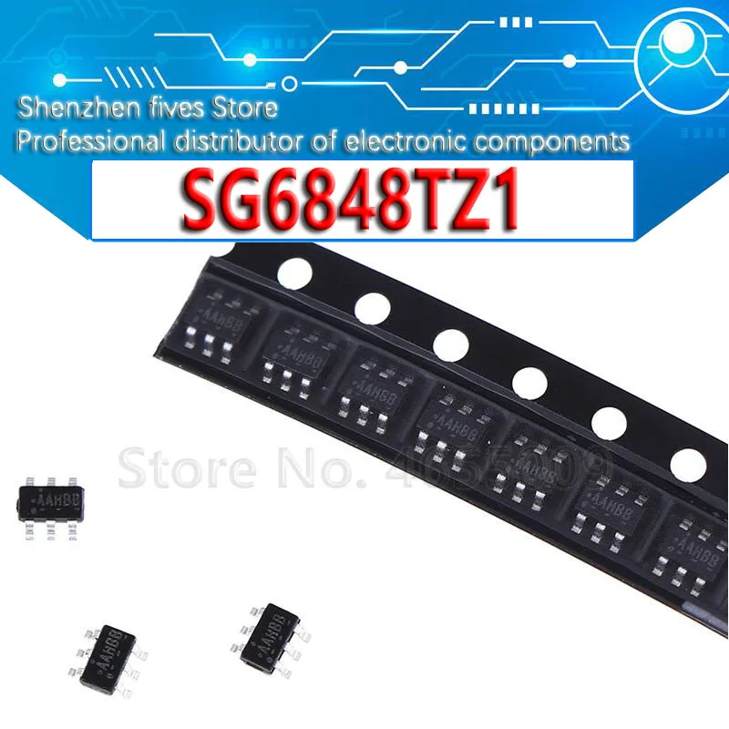 10 шт./лот SG6848TZ1 SG6848 AAH начало патч SOT23-6 | Электронные компоненты и принадлежности