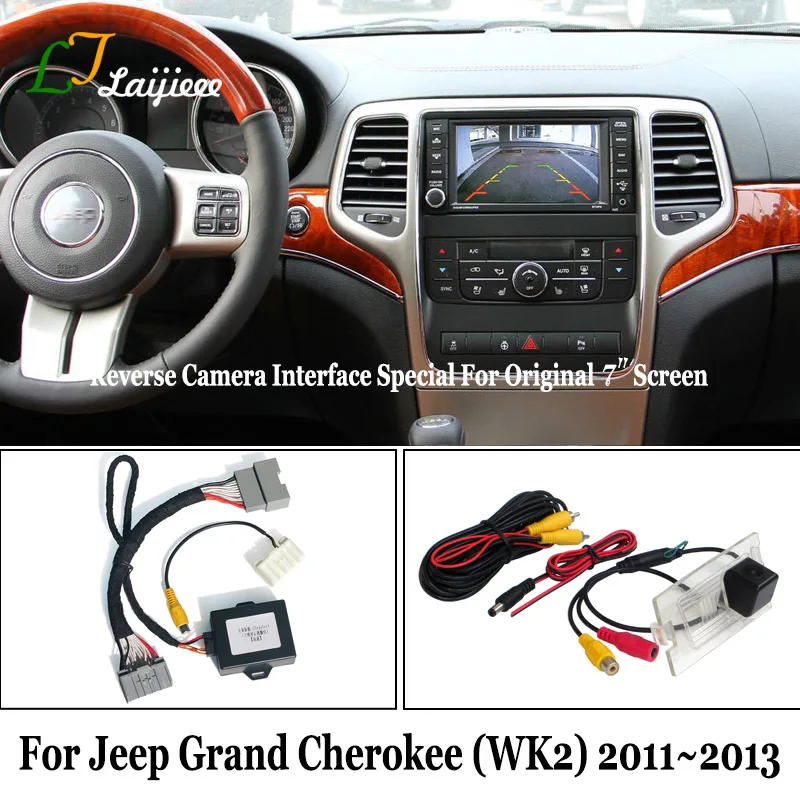Reverse Camera Kit For Jeep Grand Cherokee WK2 2011 2012 2013 / HD Rear