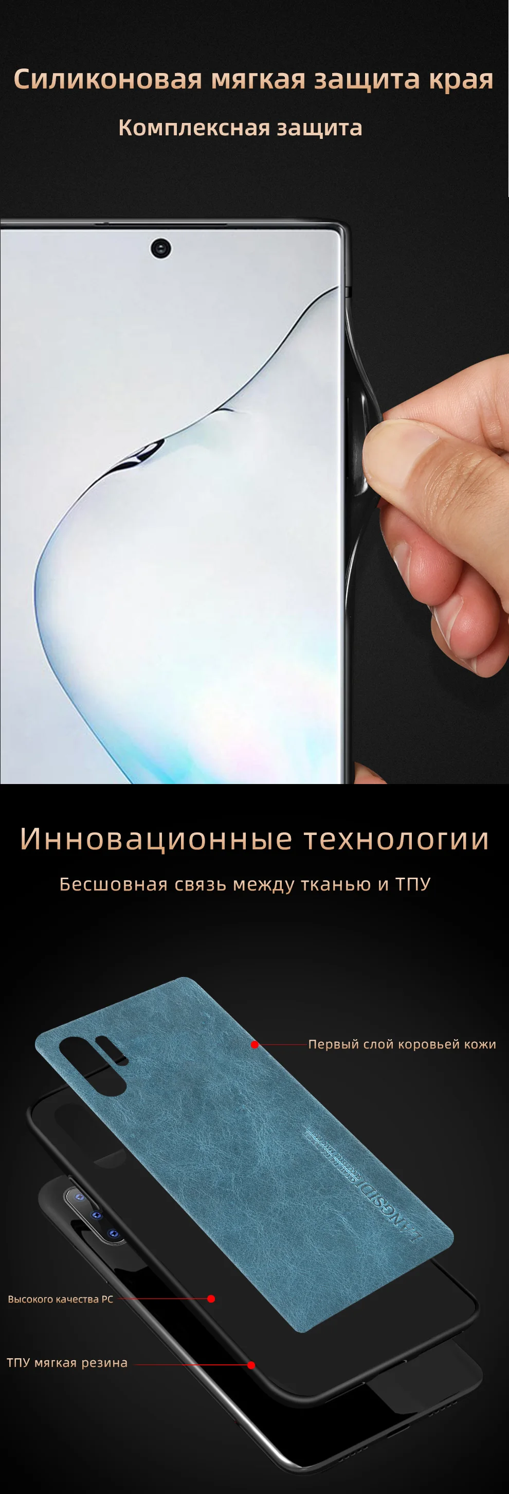 Натуральная масло воск кожаный чехол для телефона для samsung galaxy Note 10 8 9 Примечание 10 плюс A50 A70 A80 A30 A8 A8S A9S A20S S10 S7 S8 S9 плюс
