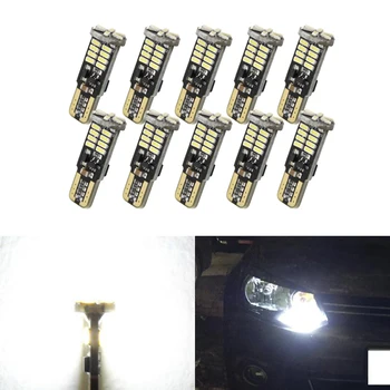 

10x Non Polarity T10 W5W Led CAN-bus Parking Clearance Light Replacement Bulbs For Peugeot 206 207 307 308 407 2008 3008