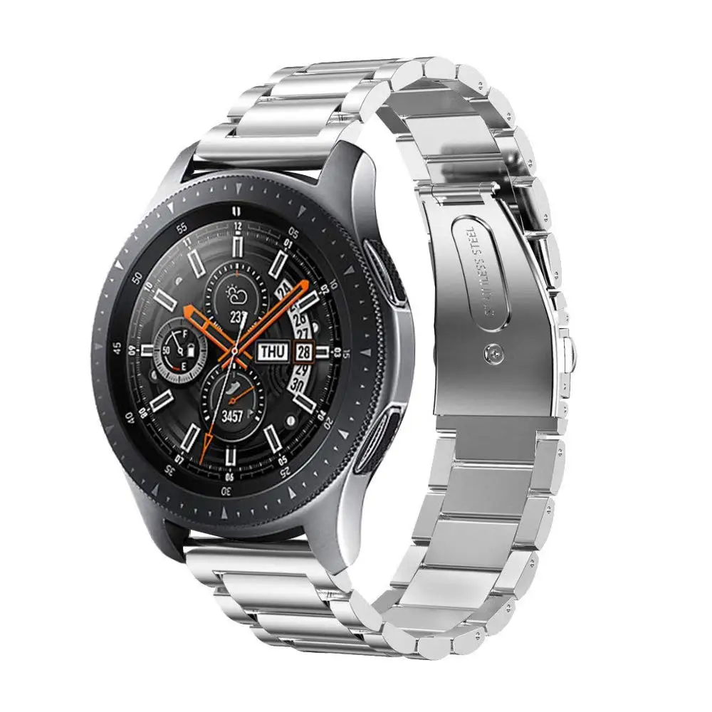 20 мм 22 ремешок для Samsung Gear S3 S2 Sport Classic 42 46 металлический Huawei Watch 2 amazfit bip huawei gt galaxy watch