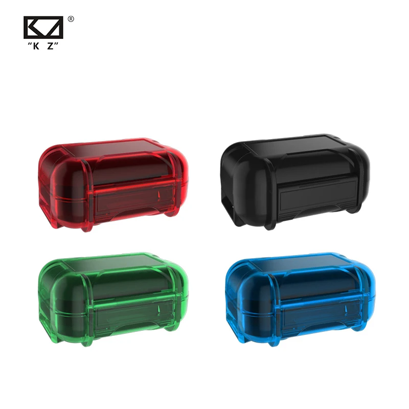 KZ Новая гарнитура ABS полимерный ящик для хранения красочный портативный подходит