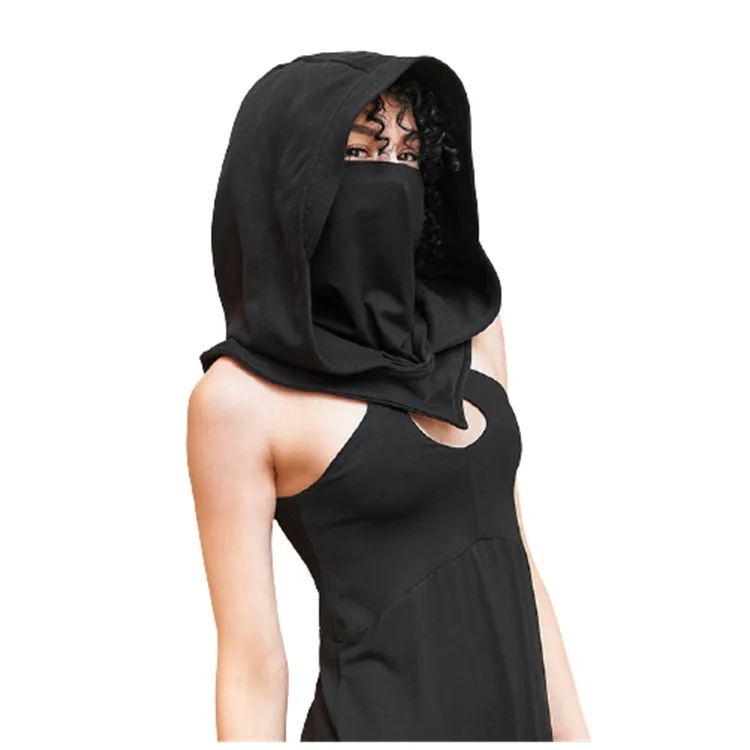 Medieval Renaissance Hooded Capelet Mantle Halloween Wicca Pagan Cosplay Accessory Unisex Vintage Cowl Hat