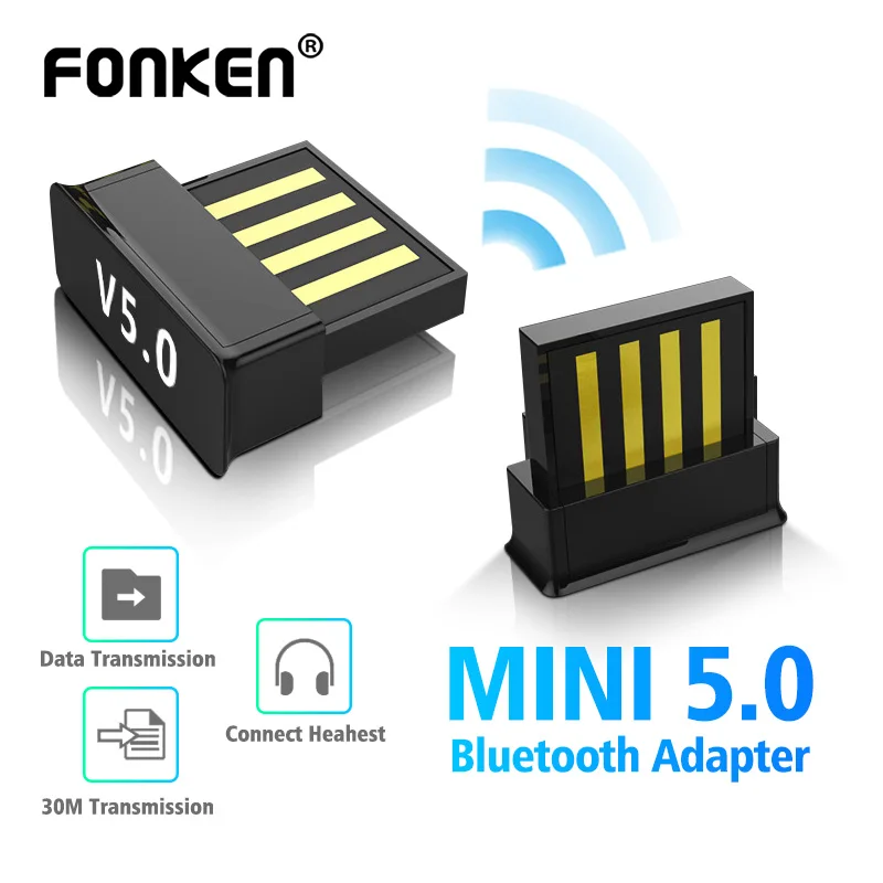 Мини беспроводной USB Bluetooth-адаптер музыкальный аудио-приемник 5 0 передатчик для